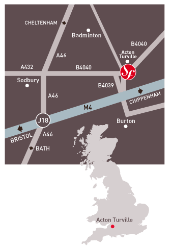 SF Furniture location map