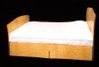 Laminated Bed in Quilted Maple & Bubinga