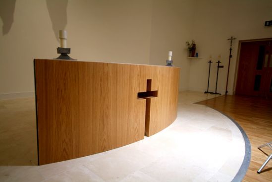 Altar from the front