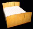 Laminated Bed in Quilted Maple & Bubinga