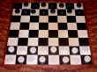 Chess and backgammon pieces - with the initial of the corresponding chess piece engraved