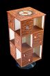 Revolving Book case with Maritime flags and Compass rose